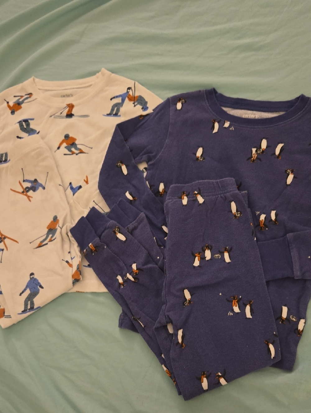 Sz 6 Boys Winter PJs Bundle Of Two Sets